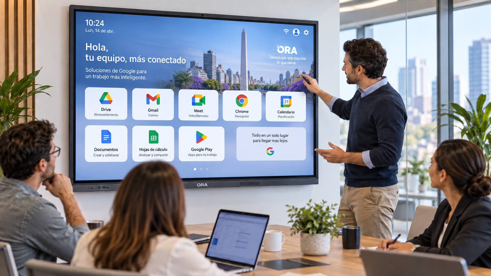 Aplicaciones de Google disponibles en ORA CORPO